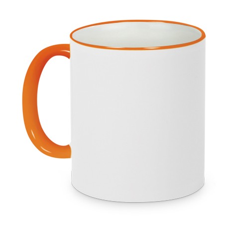 Tasse Griff/Rand Orange