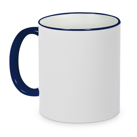 Tasse Griff/Rand Navy